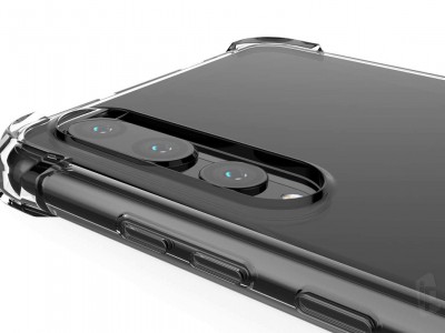 Imak Shock Absorber Clear (ry) Odoln ochrann kryt (obal) na Huawei P20 Pro + flia na displej