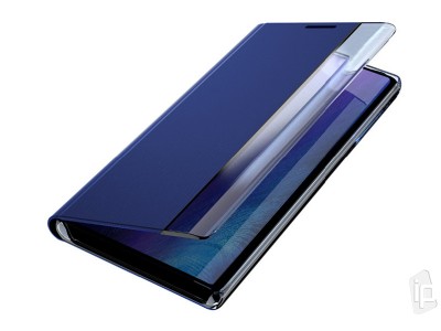Soft Skin (modre) - Tenk Flip puzdro pre Huawei P20 Pro