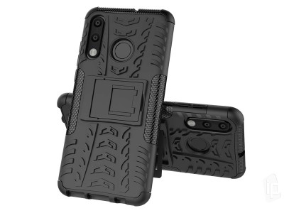 Spider Armor Case (ern) - Odoln ochrann kryt (obal) na Huawei P30 Lite