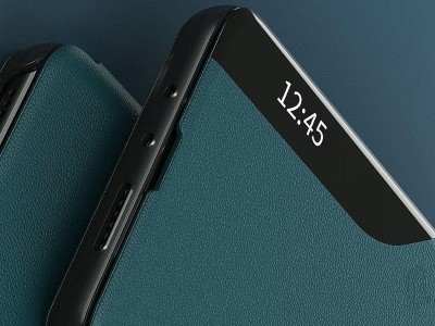 Elegance Smart Stand (modr) - Tenk flip puzdro na Huawei P30 lite