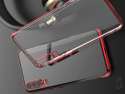 Glitter Series Red (erven) - Ochrann kryt (obal) na Huawei P30