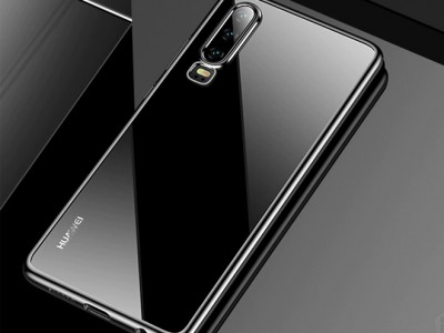 Glitter Series Black (ierny) - Ochrann kryt (obal) na Huawei P30