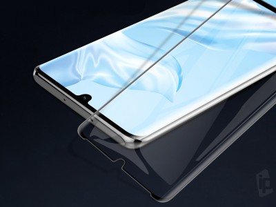 BENKS Tempered Glass Black (ierne) - Temperovan tvrden sklo na cel displej pre Huawei P30 Pro