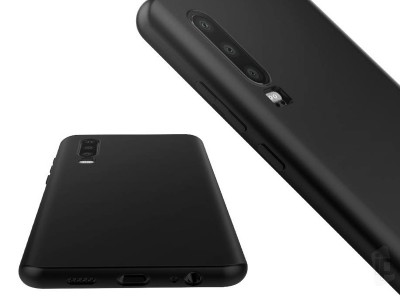 Ochrann kryt (obal) TPU Black (ierny) na Huawei P30