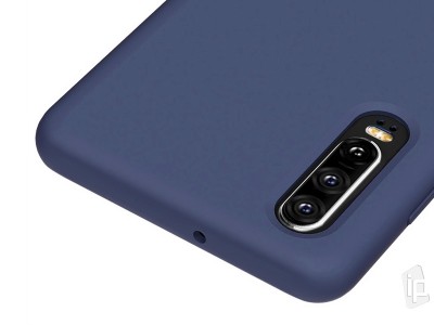 Liquid Silicone Cover Blue (modr) - Ochrann kryt (obal) na Huawei P30