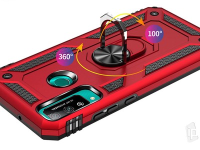 Fusion Ring Armor (tmavomodr�) - Odoln� kryt (obal) na Huawei P40 Lite E
