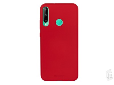 Liquid Silicone Cover Red (erven) - Ochrann kryt (obal) na Huawei P40 Lite E