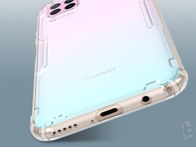 Luxusn ochrann kryt (obal) Nature TPU Clear (ry) na Huawei P40 Lite