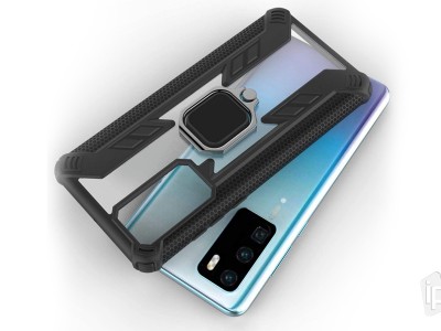 Fusion Ring X (ierny) - Odoln kryt (obal) na Huawei P40 Pro