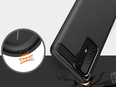 Fiber Armor Defender Blue (modr�) - Odoln� ochrann� kryt (obal) na Huawei P40 Pro **AKCIA!!