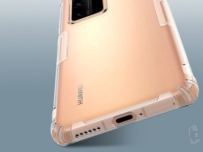 Luxusn ochrann kryt (obal) Nature TPU Clear (ry) na Huawei P40 Pro