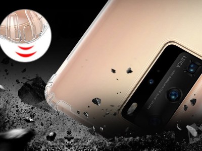 Luxusn� ochrann� kryt (obal) Nature TPU Clear (��ry) na Huawei P40 Pro