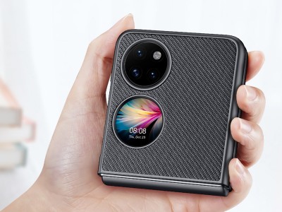 Dux Ducis Fino Series � Ochrann� kryt pre Huawei P50 Pocket (�ierny)