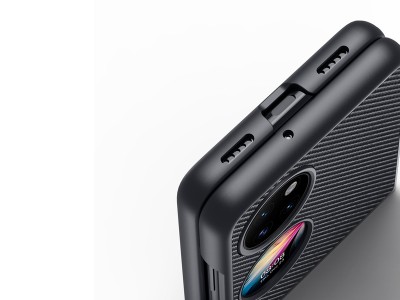 Dux Ducis Fino Series � Ochrann� kryt pre Huawei P50 Pocket (�ierny)