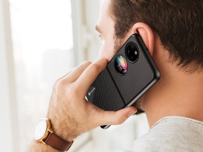 Dux Ducis Fino Series � Ochrann� kryt pre Huawei P50 Pocket (�ierny)