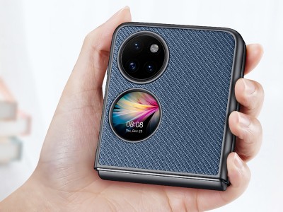 Dux Ducis Fino Series � Ochrann� kryt pre Huawei P50 Pocket (modr�)