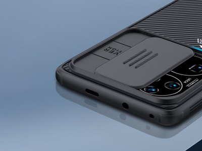 Nillkin CamShield Pro (ierny) - Plastov kryt (obal) s ochranou kamery na Huawei P50 Pro