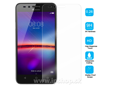 Temperovan tvrden sklo - ochrann sklenen flia na displej pre HUAWEI Y3 II