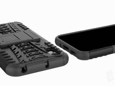 Spider Armor Case (ierny) - Odoln ochrann kryt (obal) na Huawei Y5 2019 / Honor 8S
