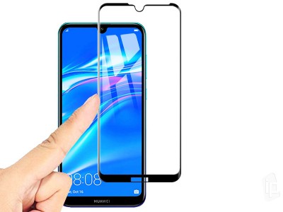 2.5D Glass - Tvrden ochrann sklo s pokrytm celho displeja pre Honor 8S 2020 / Honor 8S / Huawei Y5 2019 (ierne)