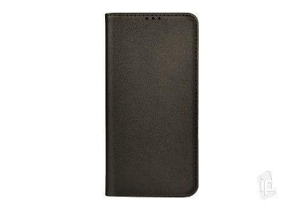 Elegance Stand Wallet (ierne) pre Huawei Y5 2019