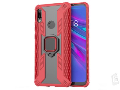 Fusion Ring X (červený) - Odolný kryt (obal) na Huawei Y6 2019