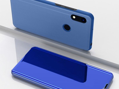 Mirror Standing Cover (modr) - Zrkadlov puzdro pre Huawei Y6 2019 **AKCIA!!