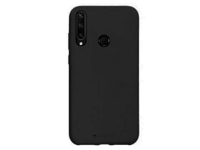 Jelly Matte TPU Black (ierny) - Matn ochrann obal na Huawei Y6P