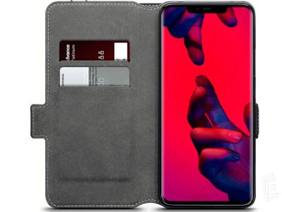 Peaenkov puzdro Slim Wallet pre Huawei Mate 20 Pro - ierne