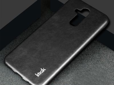 Slim Leather Shell Black (ierny) - Luxusn ochrann kryt na Huawei Mate 20 Lite