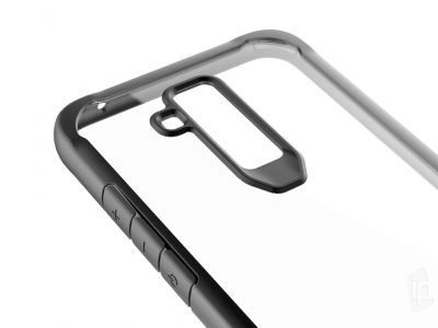 Shockproof Defender Clear/Black - Odoln ochrann kryt (obal) na Huawei Mate 20 Lite