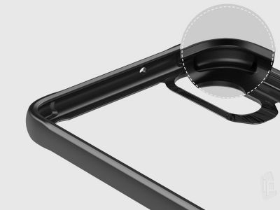 Shockproof Defender Black (ierny) - Odoln ochrann kryt (obal) na Huawei P20