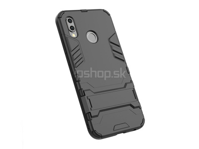 Armor Stand Defender Black (ierny) - odoln ochrann kryt (obal) na Huawei P20 Lite