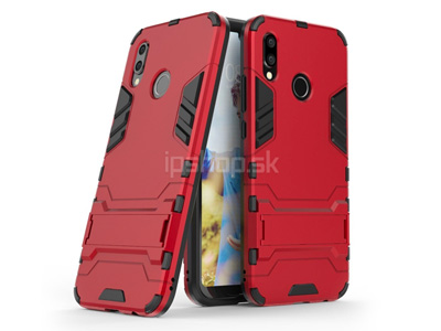 Armor Stand Defender Red (erven) - odoln ochrann kryt (obal) na Huawei P20 Lite
