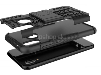 Spider Armor Case Black (ierny) - odoln ochrann kryt (obal) na Huawei P20 Lite **AKCIA!!