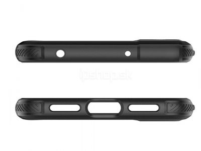 Spigen Marked Armor Black (ern) - odoln ochrann kryt (obal) na Huawei P20 Pro