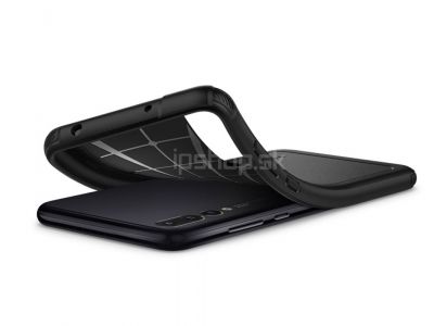 Spigen Marked Armor Black (ierny) - odoln ochrann kryt (obal) na Huawei P20 Pro