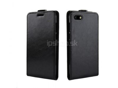 Exclusive Smart Flip pouzdro �ern� pro Huawei Y5 2018 **AKCIA!!
