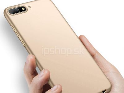 Slim Line Elitte Gold (zlat) - plastov ochrann kryt (obal) na Huawei Y6 2018