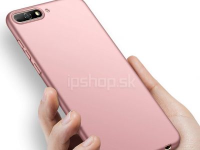 Slim Line Elitte Rose Gold (ruov) - plastov ochrann kryt (obal) na Huawei Y6 2018