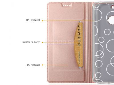 Luxusn Slim Fit pouzdro Rose Gold (rov) na Huawei Y6 Prime 2018/ Honor 7A