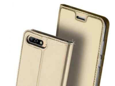 Luxusn Slim Fit puzdro Gold (zlat) na Huawei Y6 2018