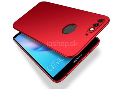 Slim Line Elitte Red (červený) - plastový ochranný kryt (obal) na Huawei Y6 Prime 2018