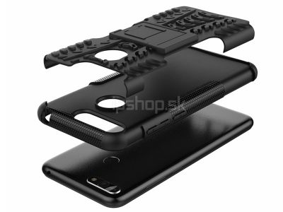Spider Armor Case Black (ierna) - odoln ochrann kryt (obal) na Huawei Y6 Prime 2018/ Honor 7A