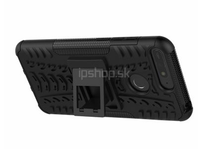 Spider Armor Case Black (ern) - odoln ochrann kryt (obal) na Huawei Y6 Prime 2018/ Honor 7A
