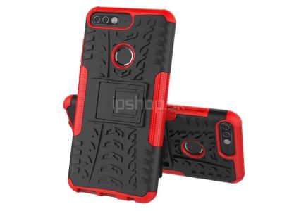 Spider Armor Case Red (erven) - odoln ochrann kryt (obal) na Huawei Y7 Prime 2018 (Honor 7C) **VPREDAJ!!