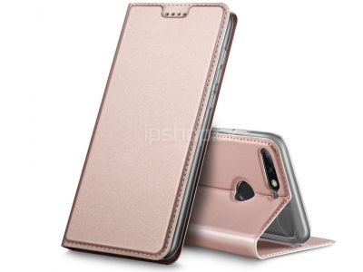Luxusné Slim Fit puzdro Rose Gold (ružová) na Huawei Y7 Prime 2018 (Honor 7C) **VÝPREDAJ!!