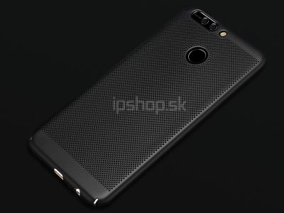 Bumpy Mesh Black (�ierny) - plastov� ochrann� kryt (obal) na Huawei Y7 Prime 2018 **AKCIA!!
