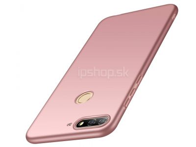 Slim Line Elitte Rose Gold (ru�ov�) - plastov� ochrann� kryt (obal) na Huawei Y7 Prime 2018 **AKCIA!!