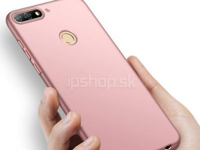 Slim Line Elitte Rose Gold (ru�ov�) - plastov� ochrann� kryt (obal) na Huawei Y7 Prime 2018 **AKCIA!!